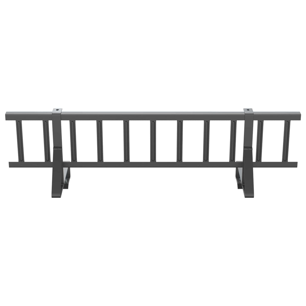 Guardia per neve sul tetto in acciaio Antracite 100 x 29,5 x 34,5 cm