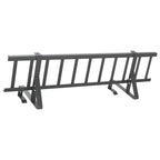 Guardia per neve sul tetto in acciaio antracite 300 x 29,5 x 34,5 cm