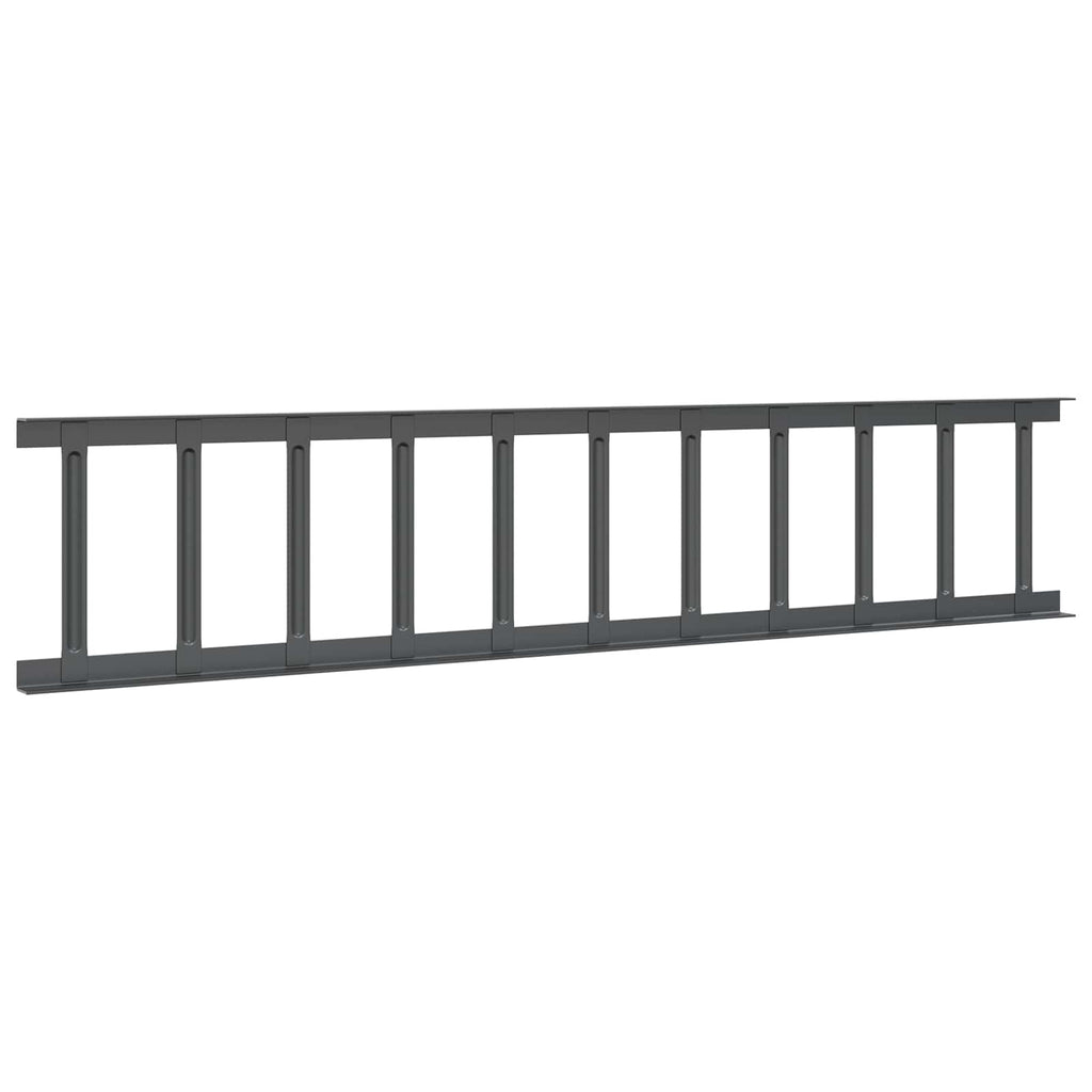 Guardia per neve sul tetto Antracite 100 x 2,5 x 20 cm Acciaio