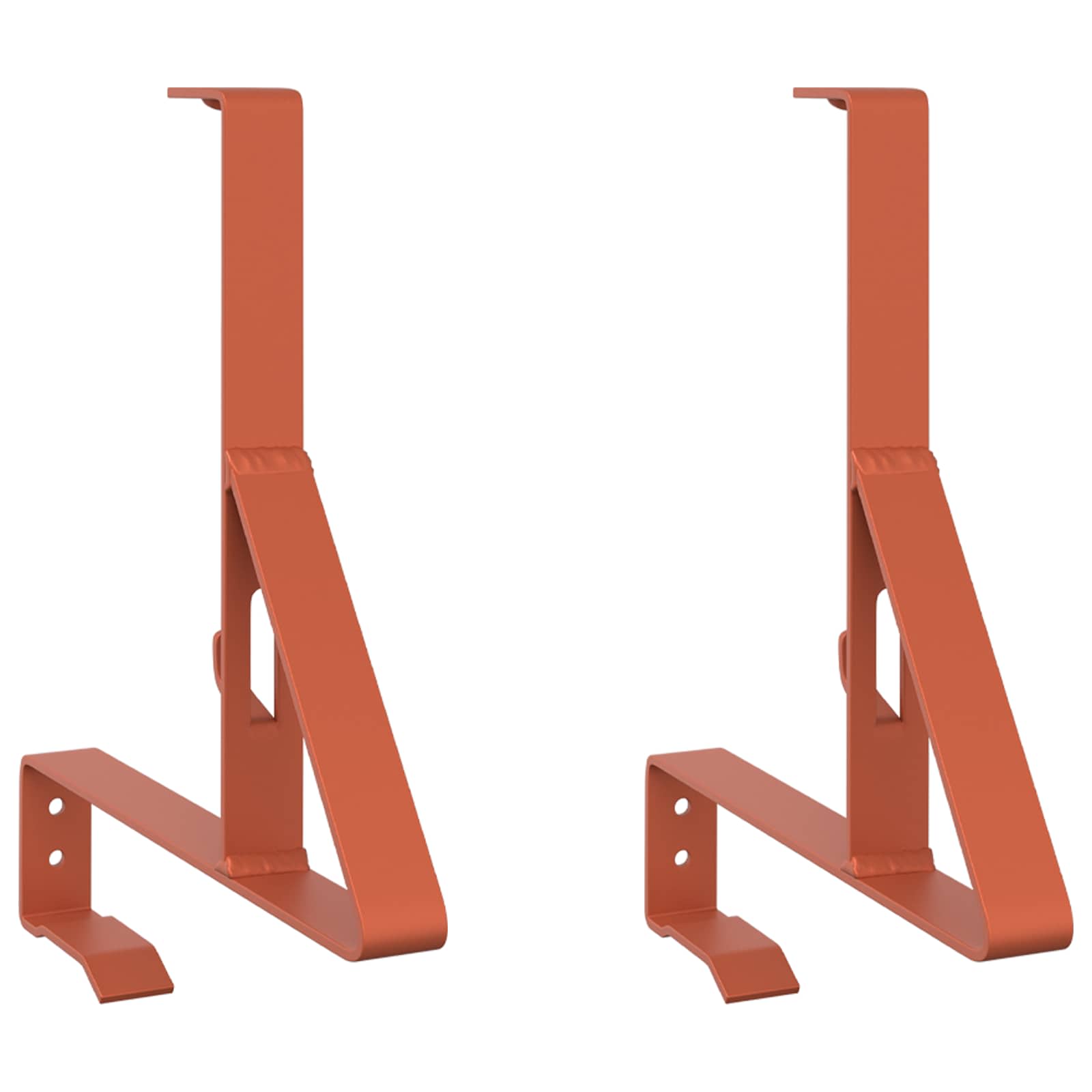 Supporto per guardia della neve 2 pezzi rosso 29,5 x 3 x 34,5 cm