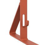 Supporto per guardia della neve rosso 29,5 x 3 x 34,5 cm