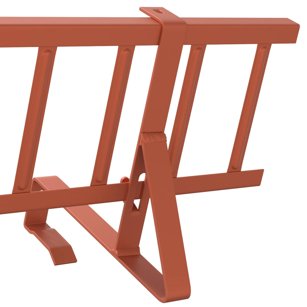Guardia per neve sul tetto Rosso 300 x 29,5 x 34,5 cm Acciaio