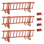 Guardia per neve sul tetto Rosso 300 x 29,5 x 34,5 cm Acciaio