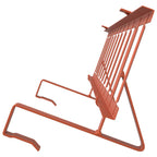 Guardia per neve sul tetto rosso 800 x 29,5 x 34,5 cm acciaio