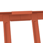 Guardia per neve sul tetto rosso 100 x 2,5 x 20 cm acciaio