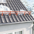 Guardia per neve sul tetto Rosso 300 x 2,5 x 20 cm Acciaio