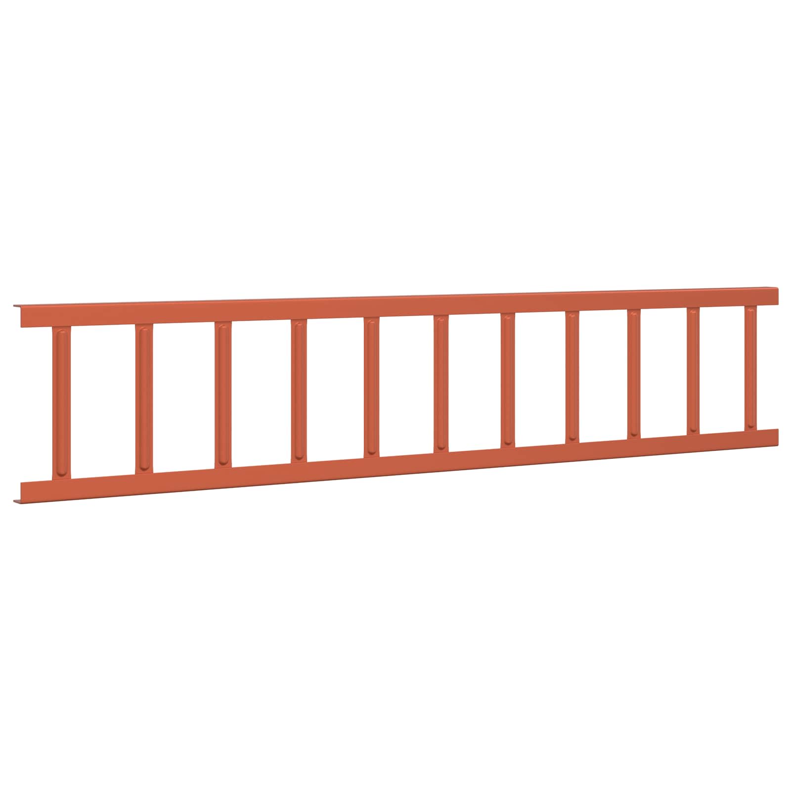 Guardia per neve sul tetto Rosso 300 x 2,5 x 20 cm Acciaio