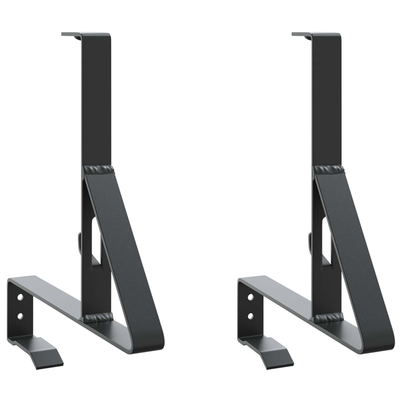 Supporto per guardia della neve 2 pezzi Nero 29,5 x 3 x 34,5 cm