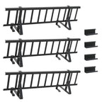 Guardia per neve sul tetto Nero 300 x 29,5 x 34,5 cm Acciaio