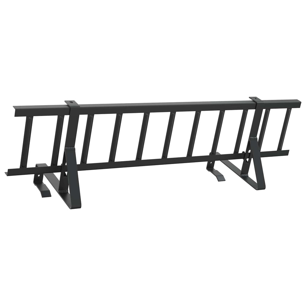 Guardia per neve sul tetto Nero 300 x 29,5 x 34,5 cm Acciaio