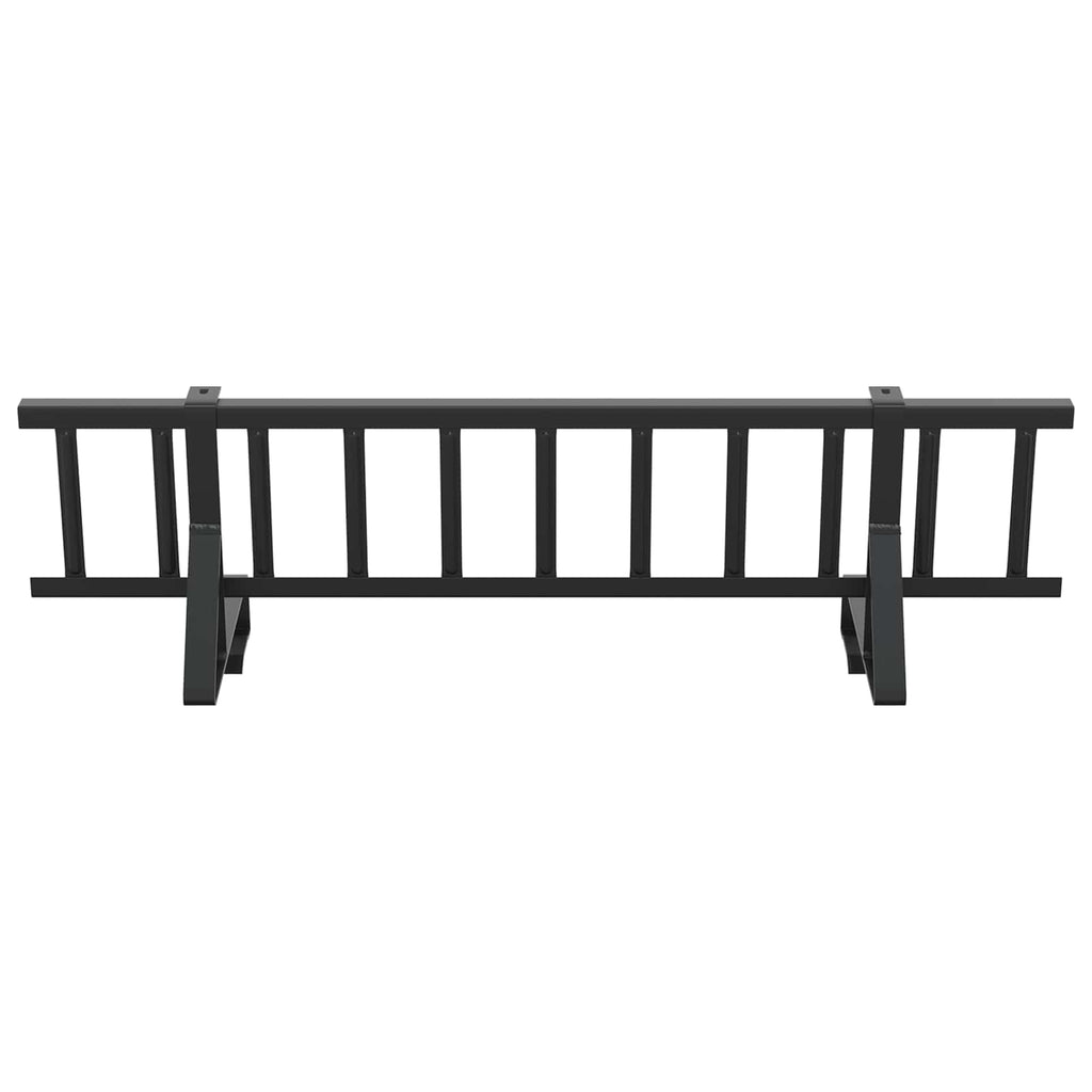 Guardia per neve sul tetto Nero 300 x 29,5 x 34,5 cm Acciaio