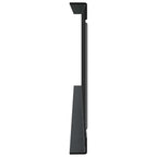 Guardia per neve sul tetto Nero 100 x 2,5 x 20 cm Acciaio