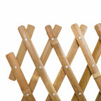 Recinto Trellis Espandibile in Bambù 2 pezzi Marrone Chiaro 100 x 105 cm