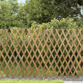 Recinto Trellis Espandibile in Bambù 2 pezzi Marrone Chiaro 100 x 105 cm