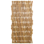 Recinto Trellis Espandibile in Bambù 2 pezzi Marrone Chiaro 100 x 105 cm