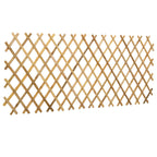 Recinto Trellis Espandibile in Bambù 2 pezzi Marrone Chiaro 100 x 105 cm