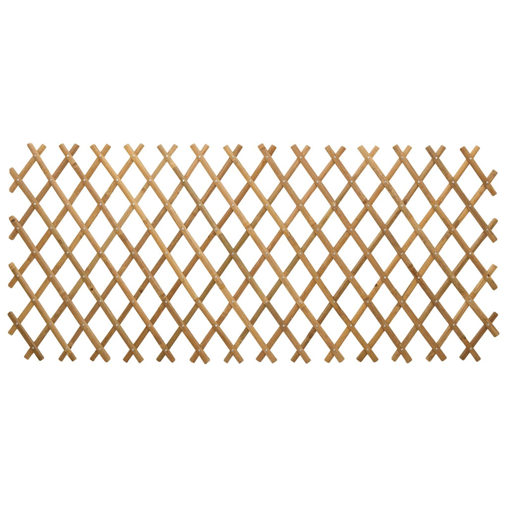 Recinto Trellis Espandibile in Bambù 2 pezzi Marrone Chiaro 100 x 105 cm