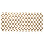Recinto Trellis Espandibile in Bambù 2 pezzi Marrone Chiaro 100 x 105 cm