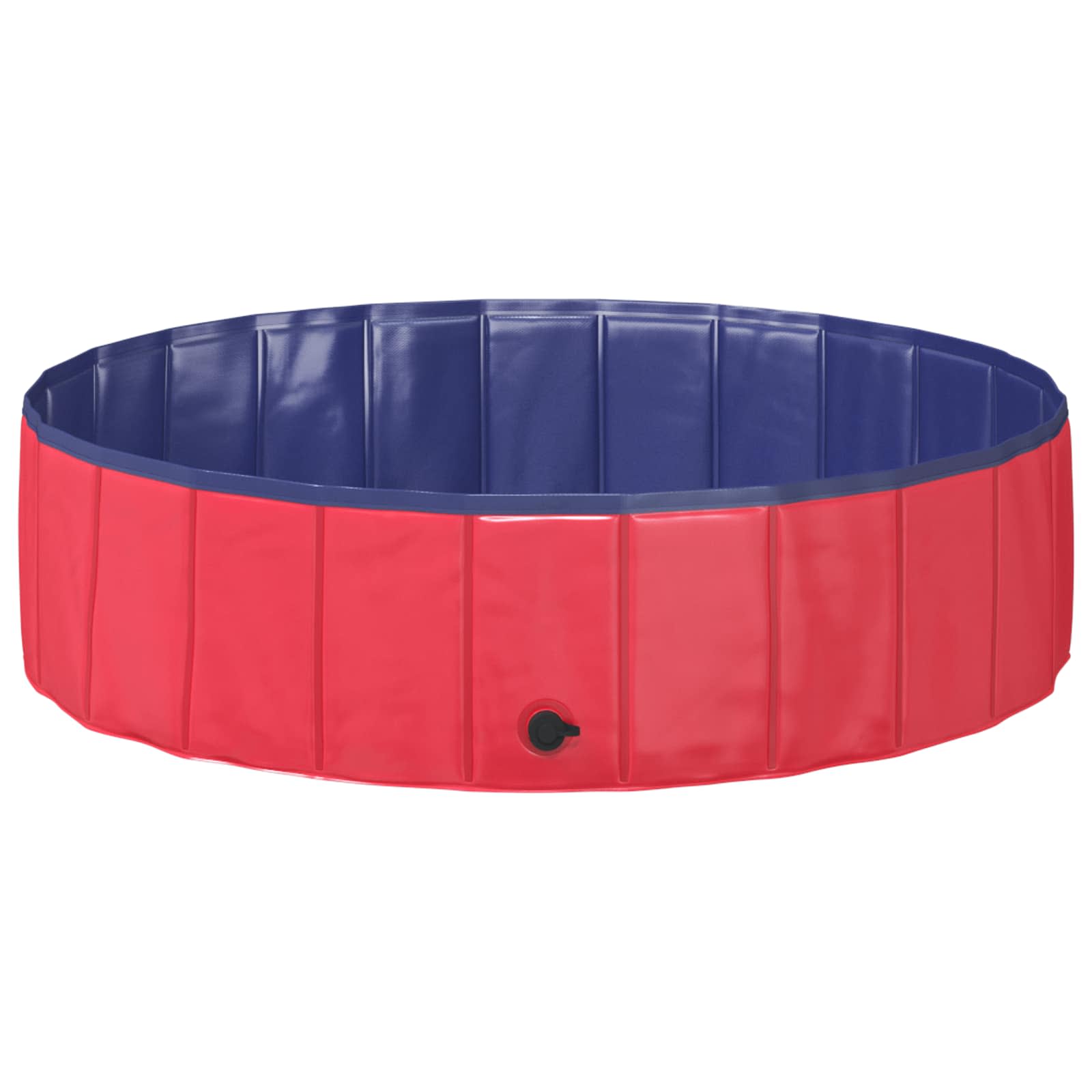 Piscina per bambini Rosso e Blu Ø 120 x 30 cm