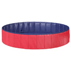 Piscina per bambini Ø 160 x 30 cm rosso e blu