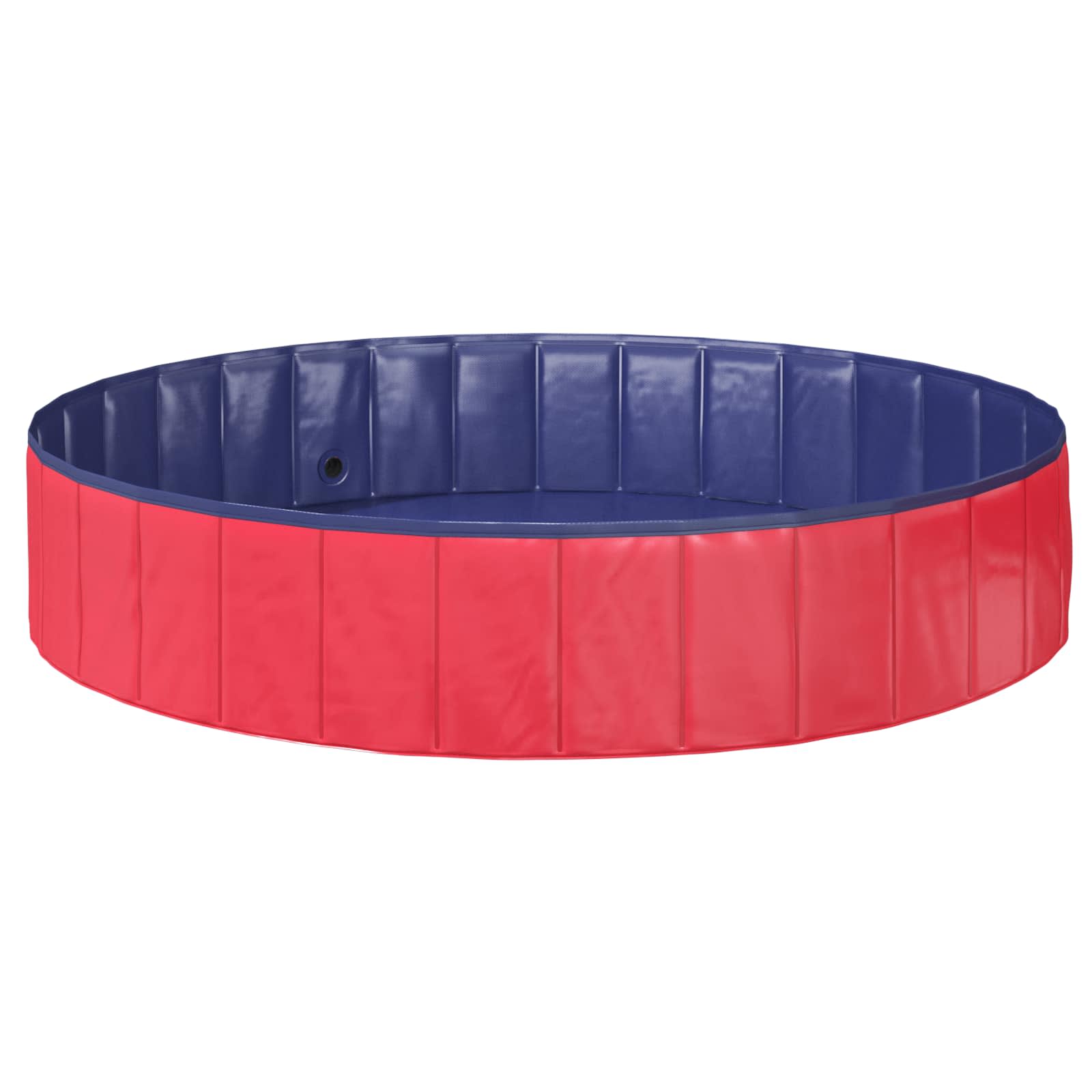 Piscina per bambini Ø 160 x 30 cm rosso e blu