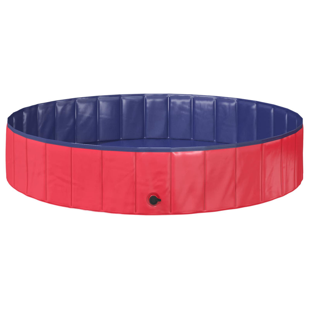 Piscina per bambini Ø 160 x 30 cm rosso e blu