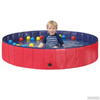 Piscina per bambini Ø 160 x 30 cm rosso e blu