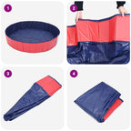 Piscina per bambini Rosso Ø200 x 30 cm