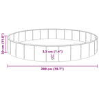 Piscina per bambini Rosso Ø200 x 30 cm