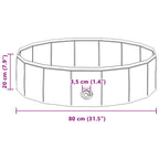 Piscina per bambini Blu Ø 80 x 20 cm