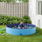Piscina per bambini blu Ø 160 x 30 cm