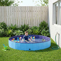 Piscina pieghevole per bambini Blu Ø200 x 30 cm
