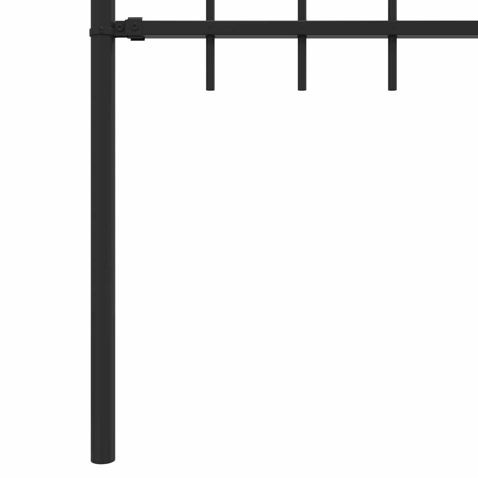 Recinzione a punte Asten in acciaio verniciato nero 200x110 cm