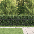 Recinzione a punte Asten in acciaio verniciato nero 200x110 cm
