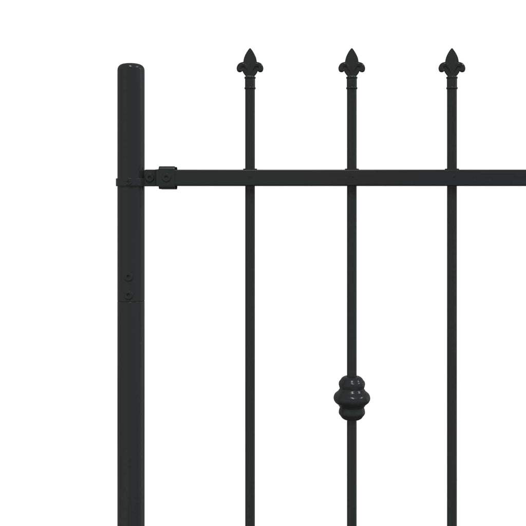 Recinzione a punte Asten Nero 200 x 130 cm