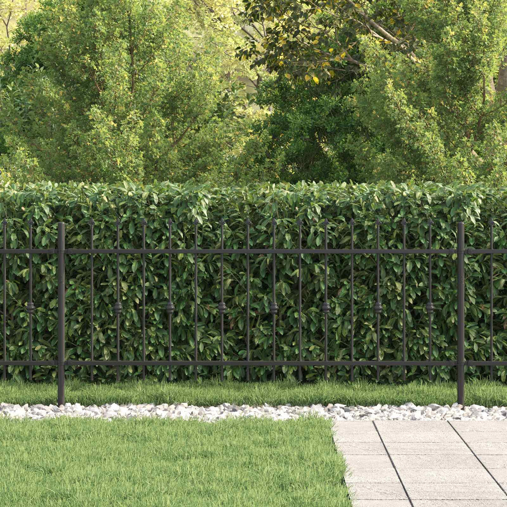 Recinzione a punte Asten Nero 200 x 130 cm