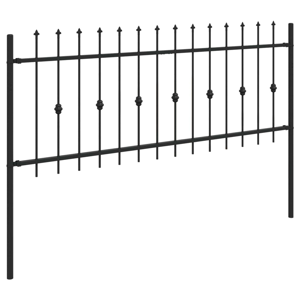Recinzione a punte Asten Nero 200 x 130 cm