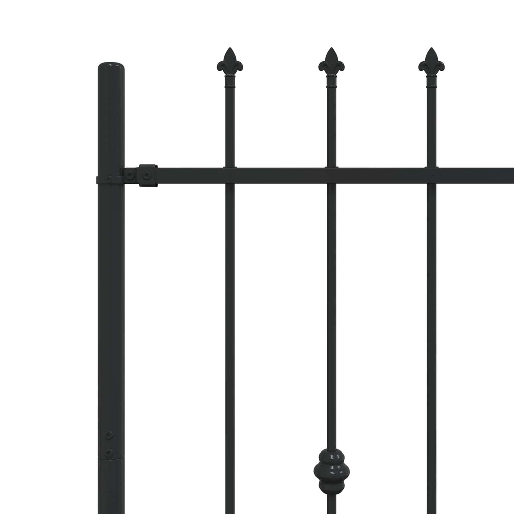 Recinzione a punte Asten Nero 200 x 150 cm