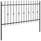 Recinzione a punte Asten Nero 200 x 150 cm