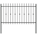 Recinzione a punte Asten nero 200x166 cm in acciaio verniciato
