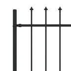 Recinzione a punte Asten Nero 200 x 200 cm