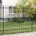 Recinzione a punte Asten Nero 200 x 200 cm