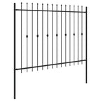 Recinzione a punte Asten Nero 200 x 200 cm