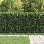 Recinzione a punte Asten nero 200 x 130 cm