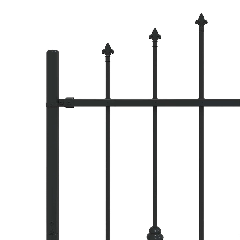 Recinzione a punte Asten Nero 200 x 150 cm