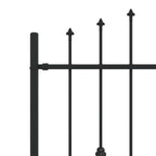 Recinzione a punte Asten Nero 200 x 150 cm