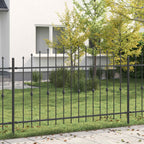 Recinzione a punte Asten Nero 200 x 150 cm