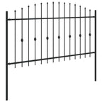 Recinzione a punte Asten Nero 200 x 150 cm