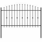 Recinzione a punte Asten Nero 200 x 150 cm