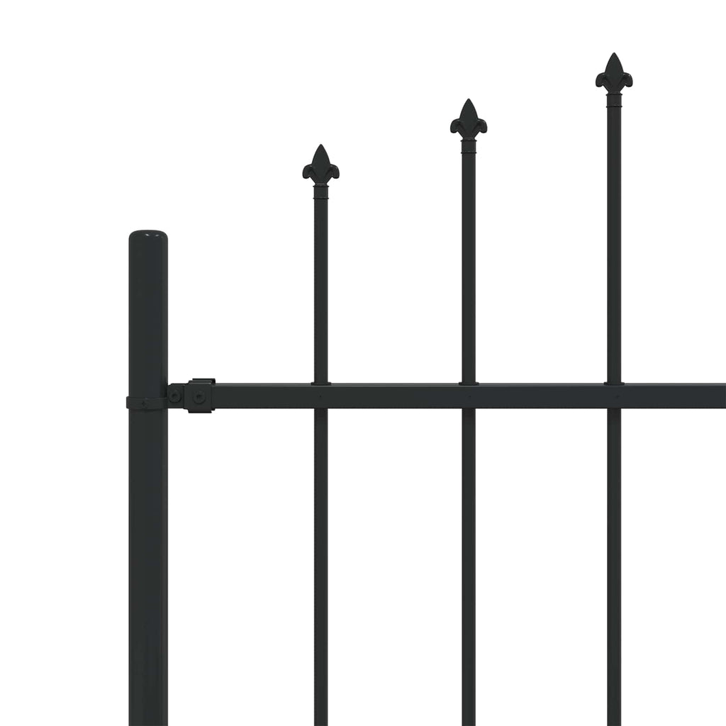 Recinzione a punte Asten Nero 200 x 200 cm
